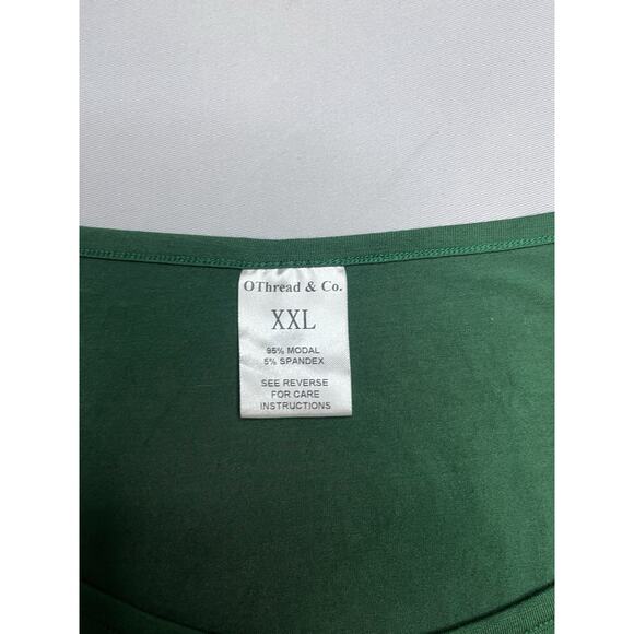 Eagles Fan Wife Women's Decal Long Sleeve Shirt Sz 2XL Modal Blend Kelly Green - Picture 6 of 6